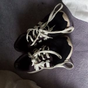 Adidas sneakers, size 6-6.5 black and white